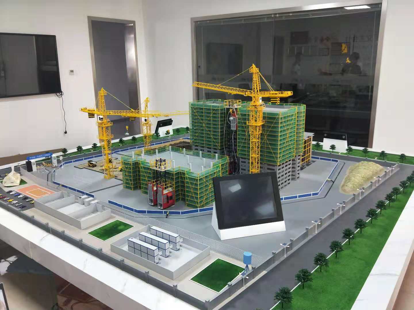 晋州市建筑施工场景模型