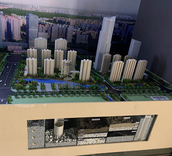 晋州市建筑模型